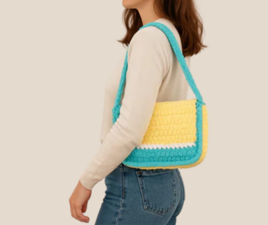 Handmade Crochet Sling Bag